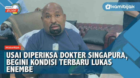 Usai Diperiksa Dokter Singapura Begini Kondisi Terbaru Lukas Enembe